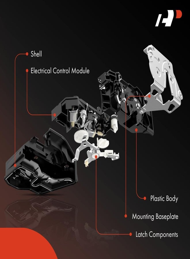 A-Premium Door Latch Lock Actuator Compatible with 2007-2009 Cadillac, Chevrolet Chevy & GMC Vehicles - Silverado Suburban Escalade Sierra Yukon Avalanche Tahoe, Rear Right Passenger Side - Image 2